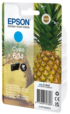Epson Singlepack Cyan 604 Ink