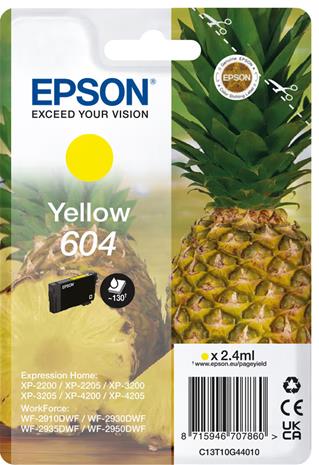 Epson Singlepack Yellow 604 Ink