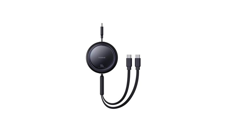 Baseus Bright Mirror USB-C 2W1 Cable C+C 100W – kuva 1/5