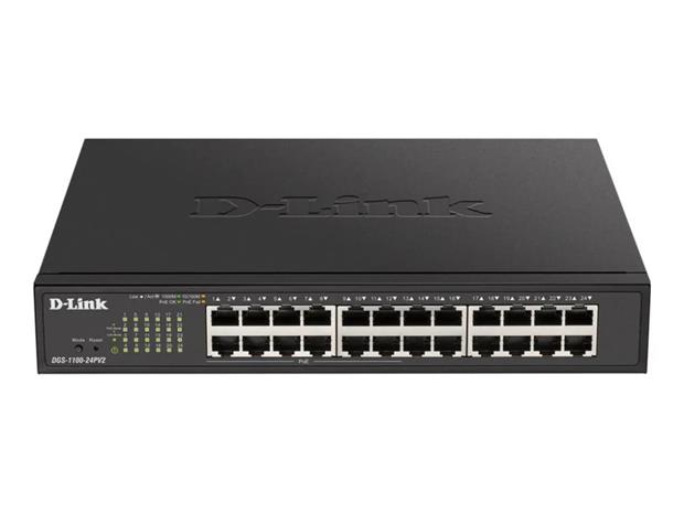 D-Link DGS-1100-24PV2/E, kytkin