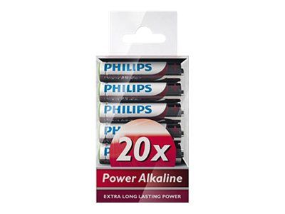 Philips Power Alkaline Battery LR03P20T/10