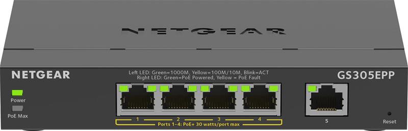 NETGEAR GS305EPP-100PES, kytkin