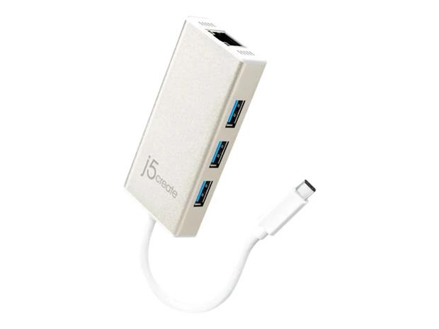 USB-C MULTI-ADAPTER GIGABIT - ETHERNET / USB 3.1 HUB
