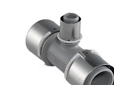 Uponor press composite tee reducer ppsu 32-20-32 – kuva 2/2