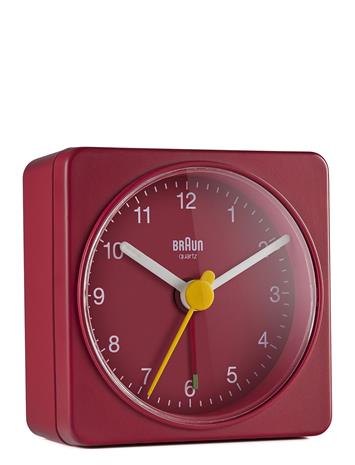 Braun BC02R alarm clock Quartz alarm clock Red
