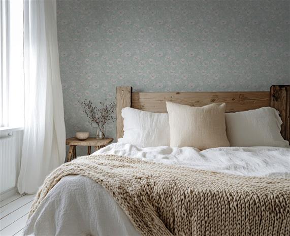 Vintage Light Grey owls - 1027401-04 Tapetti – kuva 4/6