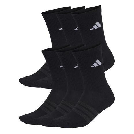 adidas Sukat Cushioned Crew 6-Pack - Musta/Valkoinen