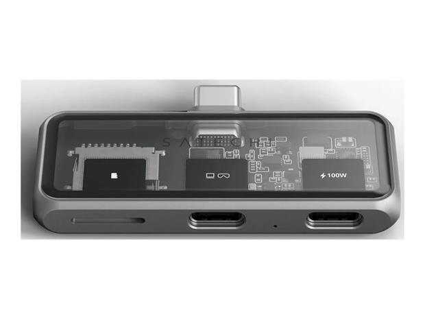 Satechi Mobile XR Hub med microSD - rymdgrå