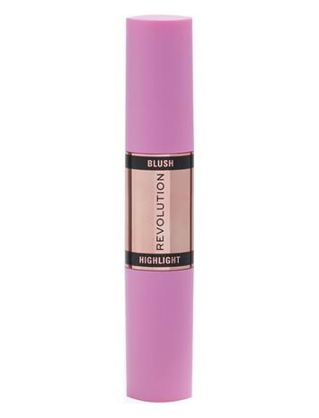 Revolution Blush & Highlight Stick - Flushing Pink
