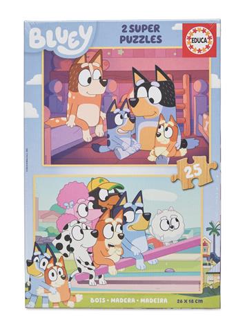 Educa Bluey 2 X 25 Wood