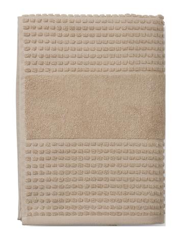 Juna Check Håndklæde - Beige - 70X140CM