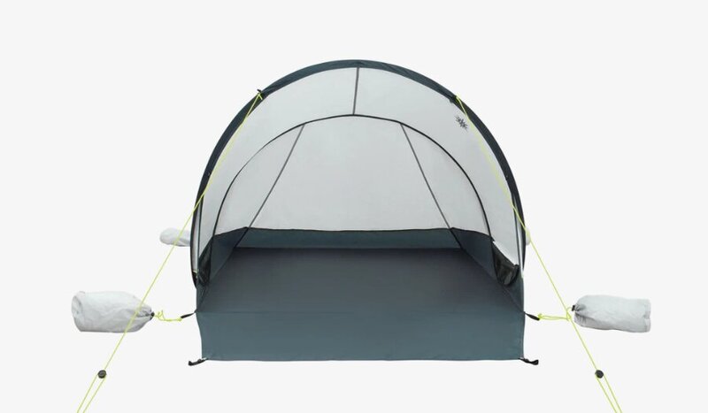 Rantateltta Outwell Eastbourne Beach Shelter, harmaa