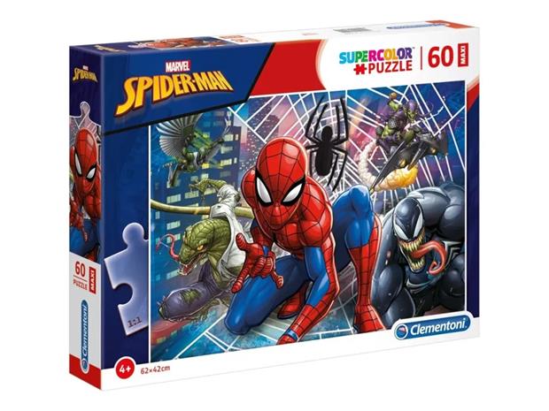 Clementoni Marvel Spider-Man Super Colour Maxi Jigsaw Puzzle (60)