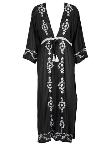 Missya Beach Kaftan - Black - ONE SIZE