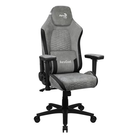Tuoli - Aerocool - Crown - AeroSuede - Harmaa/Musta - Korkeussäädettävä