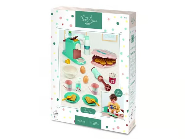 Ecoiffier 3 in 1 coffee time set – kuva 3/4