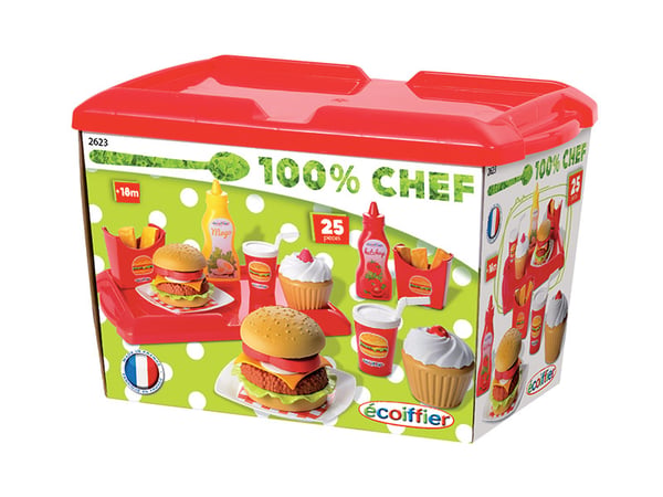 Ecoiffier Hamburger Set
