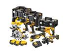 DeWalt Akkukonesarja DCK706P3T-QW XR 18V 3x5,0Ah, DCD805N + DCH263N + DCF850D1G + DCS572 + DCS334N + DCG405P2 + DCS355D2