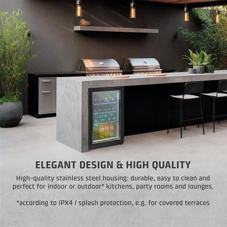 Caso Barbecue Cooler Black S-R (CS702), juomakaappi ulkokäyttöön