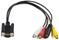 Microconnect MONGGSV video cable adapter 0.2 m VGA (D-Sub) RCA + S-Video Black – kuva 2