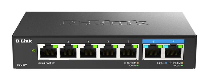 D-Link DMS-107/E, kytkin