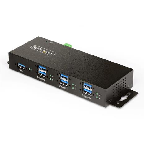 Startech 7-Port Managed Industrial 5Gbps -USB-hubi