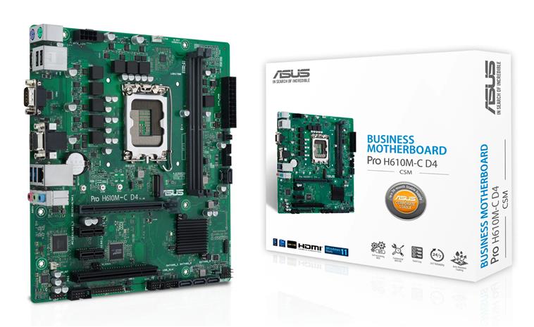 ASUS PRO H610M-C D4-CSM Intel H610 LGA 1700 micro ATX