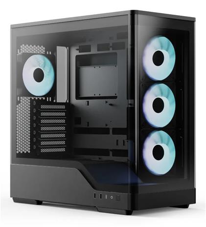 Aerocool P500A-BK Midi Tower Black – kuva 4/4