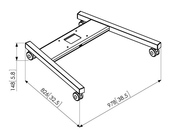 Vogel's PFT 8520 - mounting component - Max 160 kg - recommended for