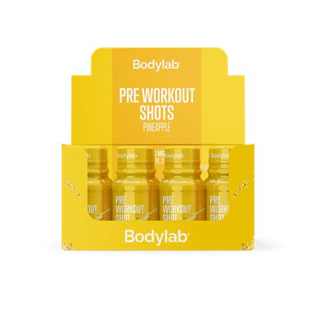 Bodylab Pre Workout Shot (12 x 60 ml) - Pineapple