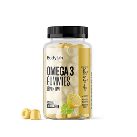 Omega 3 Gummies (60 kpl) - Lemon Lime