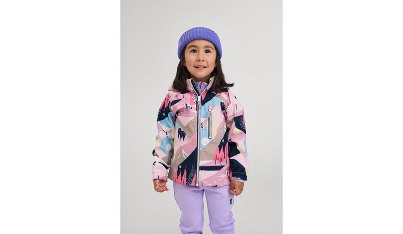 Reima Vantti Softshell-takki, Grey Pink, 104