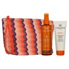 Collistar Sun Giftset 300 ml Super Tanning Dry Oil Spf6 200ml/After-Sun Balm 100ml/Pouch