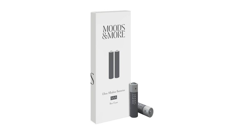 Moods & More - AAA-paristo 12 kpl musta – kuva 1/1