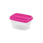 Curver-ruoansäilytysastiasetti 0803510251 2x1,3 l vaaleanpunainen, muovi