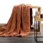 Tyylikäs ruskea caro ruudullinen 150x200 cm