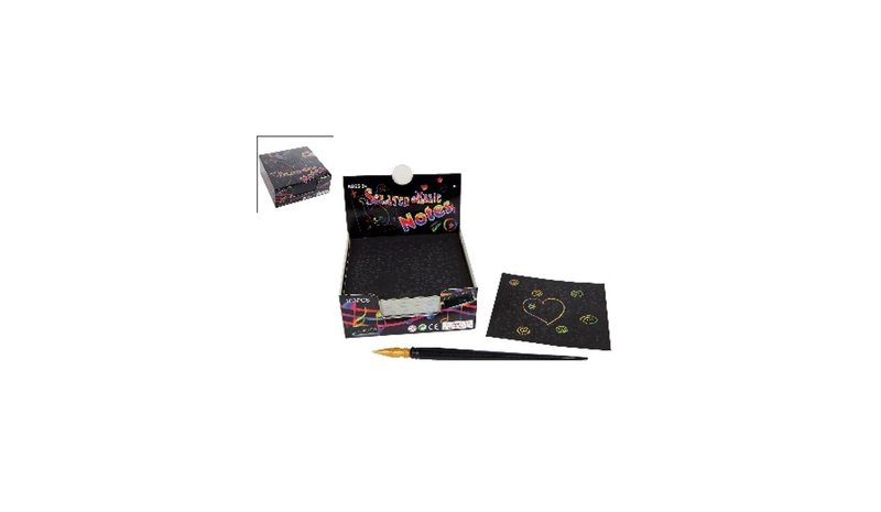 Pocket Money Magic Color Scratch Notes with pen. 100 Sheets – kuva 1/1
