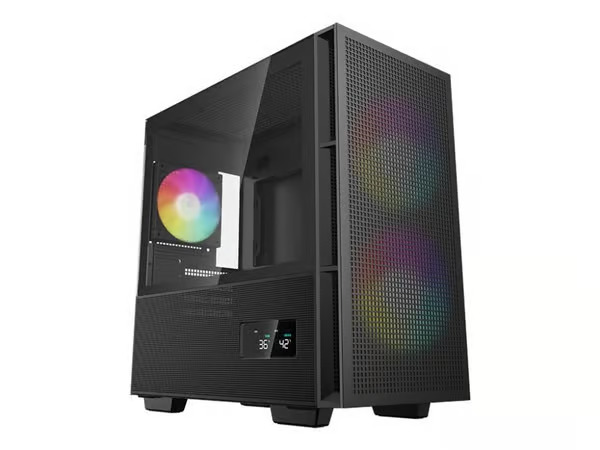DeepCool CH360 Digital Micro-ATX Case, Black