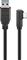 Pro USB-C™ to USB A 3.0 cable 90° black 0.5m – kuva 5