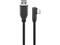 Pro USB-C™ to USB A 3.0 cable 90° black 0.5m – kuva 6