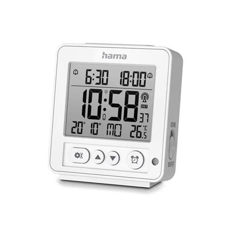 Hama 00185894 alarm clock Digital alarm clock White