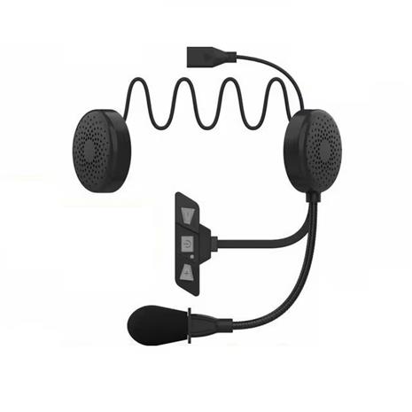 Moottoripyöräkypäräkuuloke Bluetooth 5.2 Black