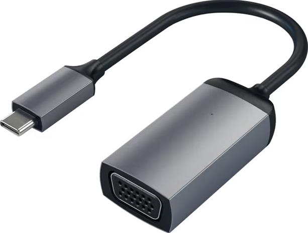 Satechi USB-C â€“ VGA -adapteri, Harmaa