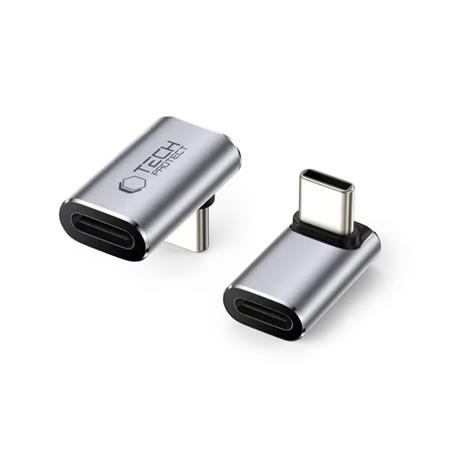 Tech-Protect Ultraboost AA02 USB-C Angle Adapter - Grey