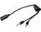 Microconnect AUDAL audio cable 0.4 m 2 x 3.5mm 3.5mm Black – kuva 2