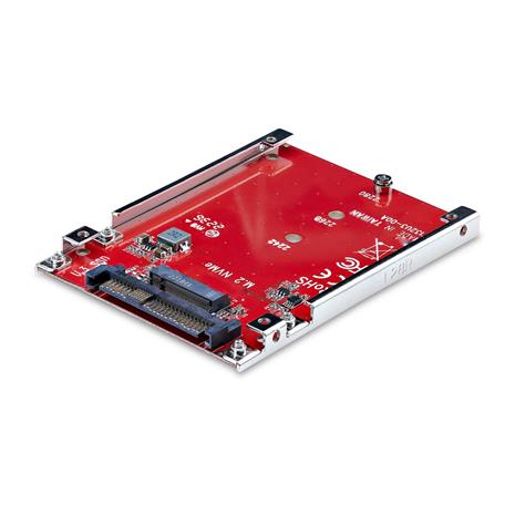 StarTech.com M.2 to U.3 Adapter For M.2 NVMe SSDs PCIe M.2 Drive to 2.5inch U.3 (SFF-TA-1001) Host Adapter/Converter TAA Compliant - 2.5" Drive Form Factor (1M25-U3-M2-ADAPTER)