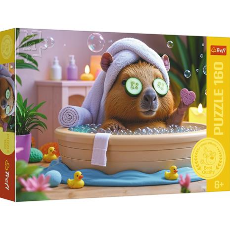 Capybara in Spa Palapeli 160 palaa Trefl