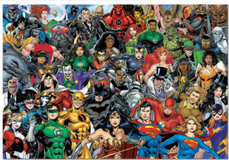 Educa - 1000 pcs, Justice League (80-20267) – kuva 3/4
