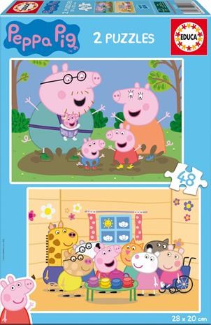 Educa 2X48 Peppa Pig