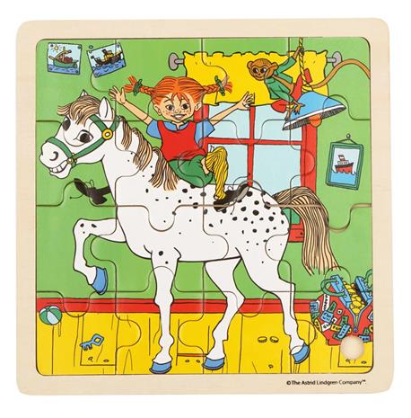 Astrid Pippi palapeli Square Horse 16 palaa